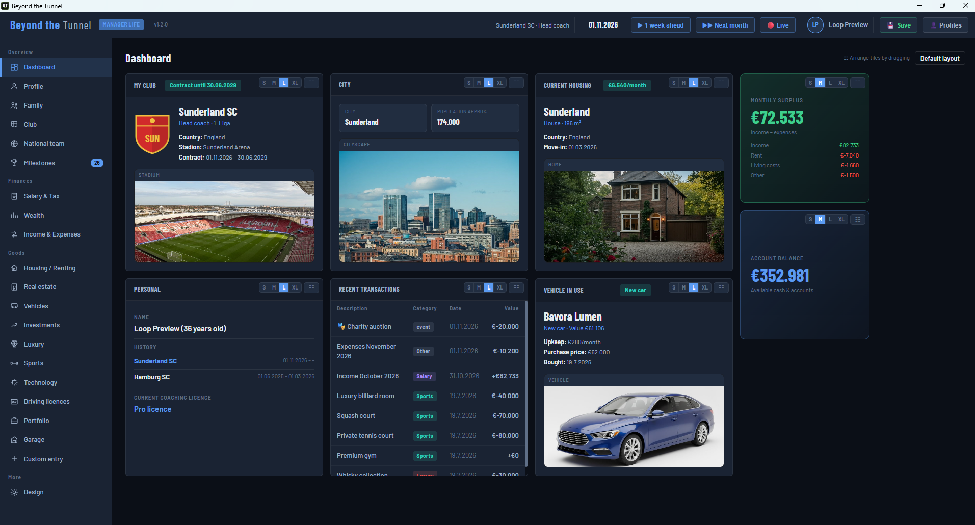 Dashboard